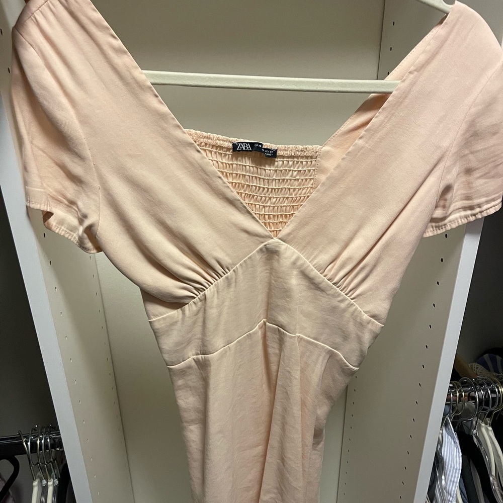 Zara light pink dress